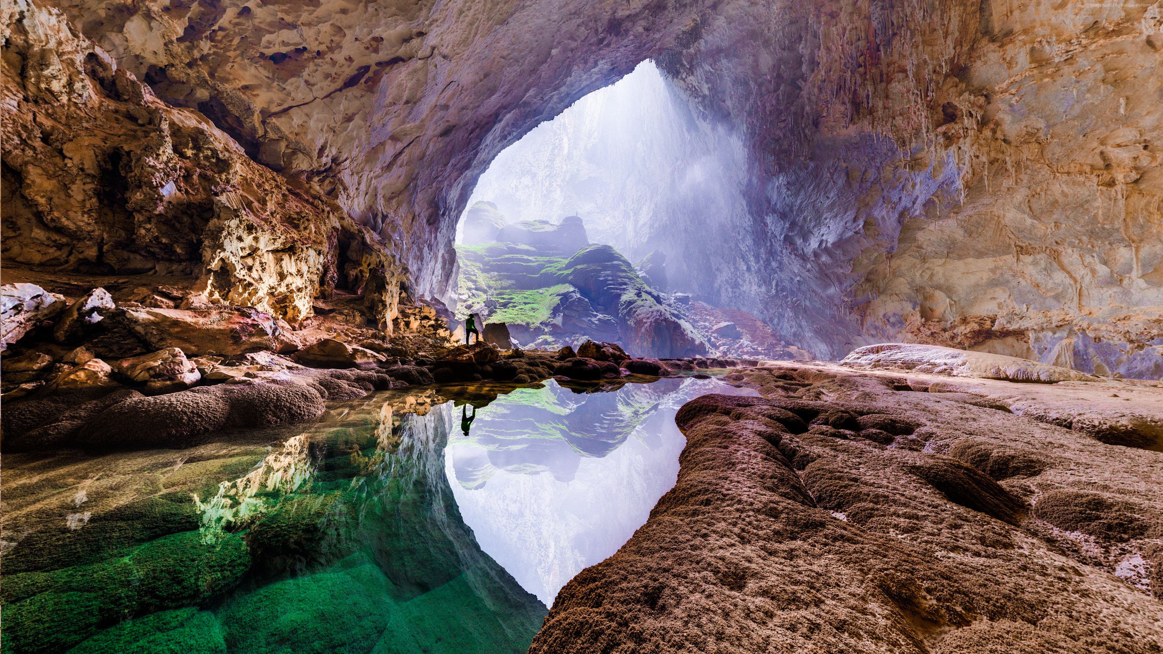 Wallpaper Son Doong, Vietnam, cave, 4k, Travel